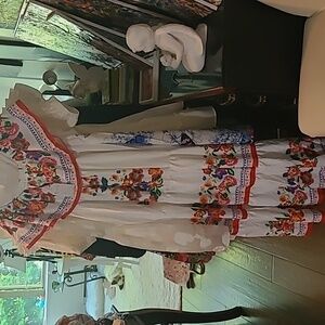 Mexican maxi dress nwt